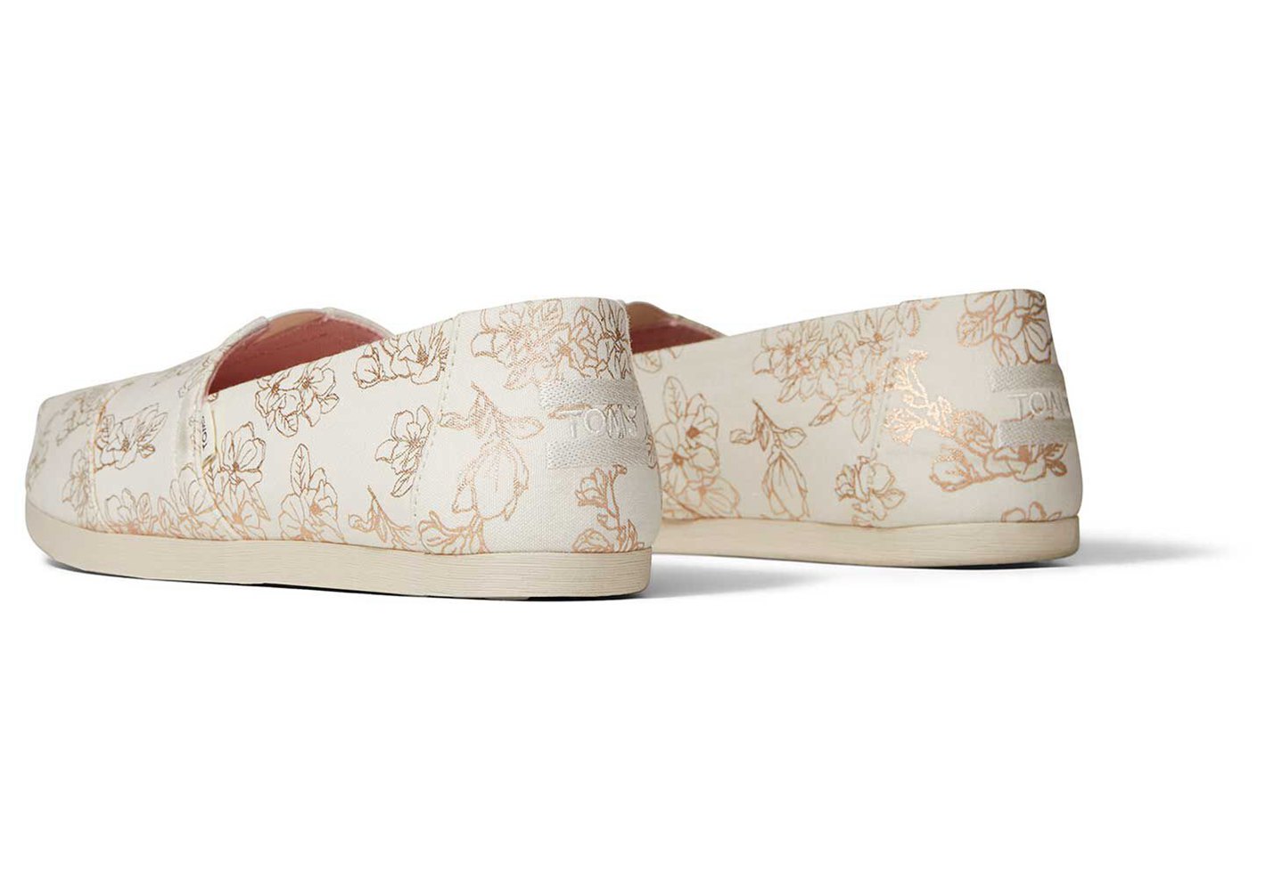 Toms Alpargata Magnolias Espadrille White - Womens - 80637-LWGM